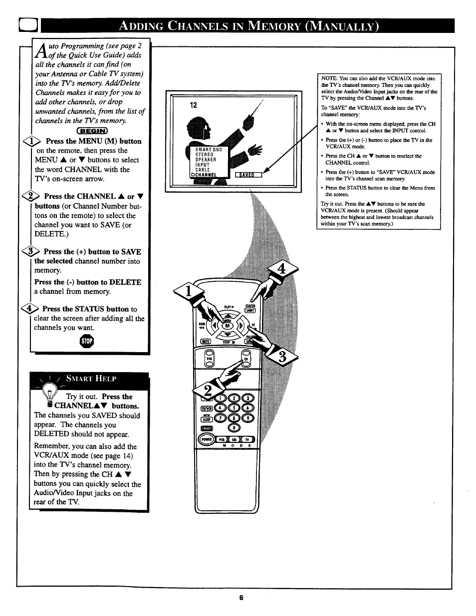 Dding, Hannels, Emory | Anually | Philips TS2768C User Manual | Page 6 / 28