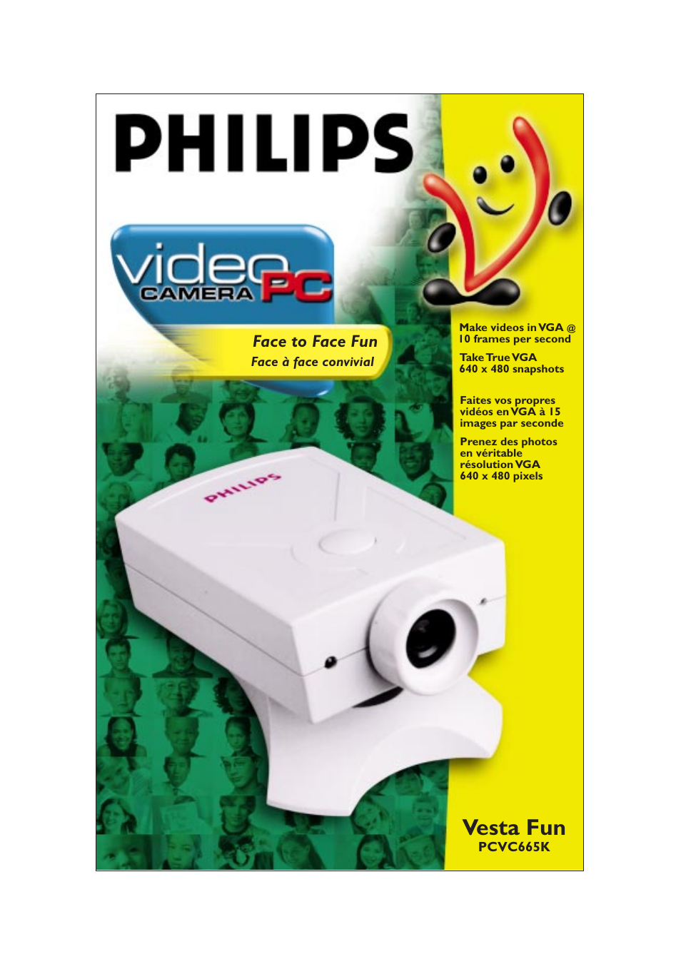 Vesta fun, Face to face fun | Philips PCVC665K99 User Manual | Page 3 / 3