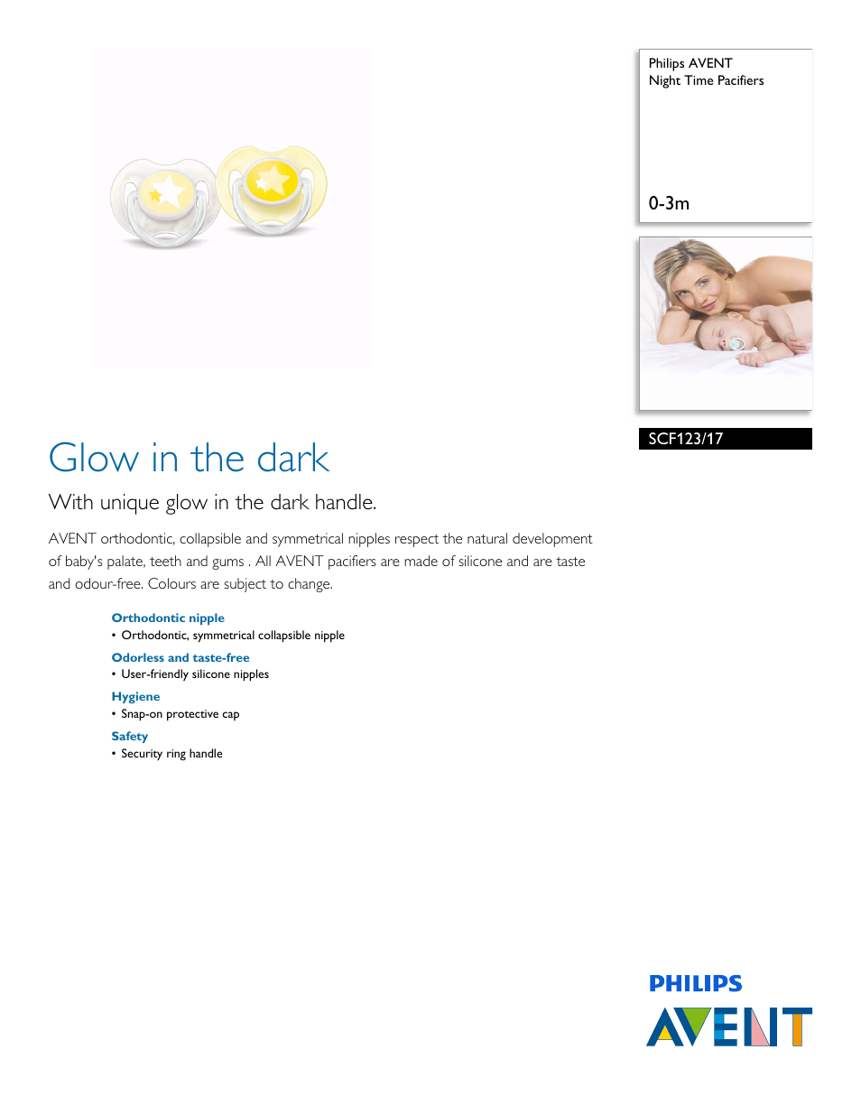Philips SCF123-17 User Manual | 2 pages