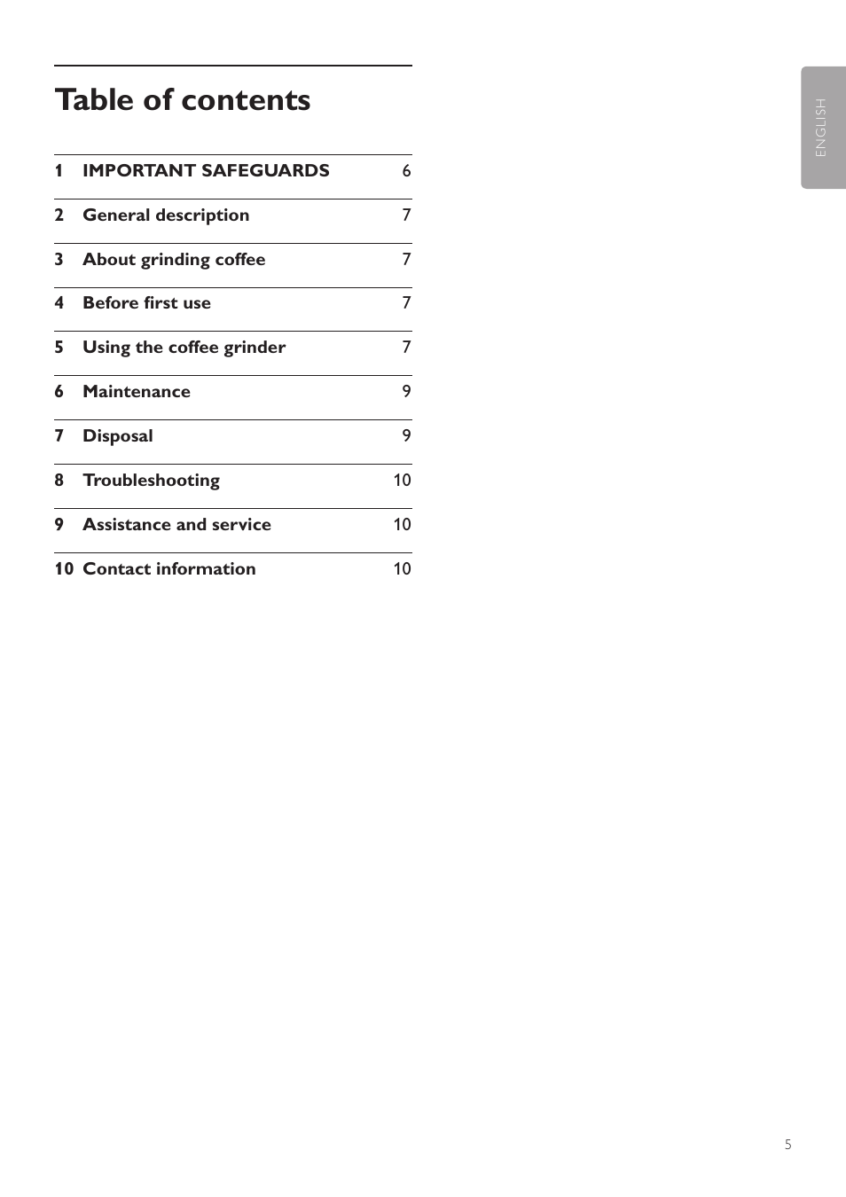 Philips CA6805-47 User Manual | Page 5 / 28