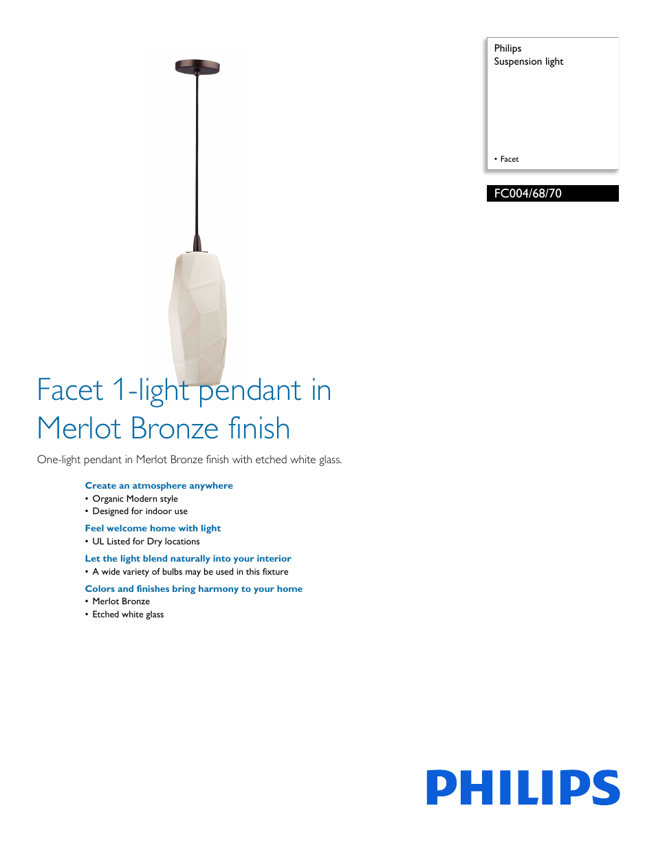 Philips FC0046870 User Manual | 2 pages