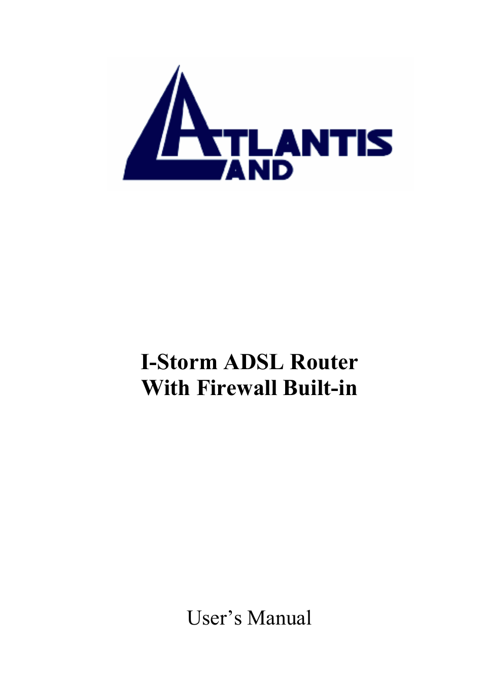 Atlantis Land A02-RA ME01 User Manual | 59 pages