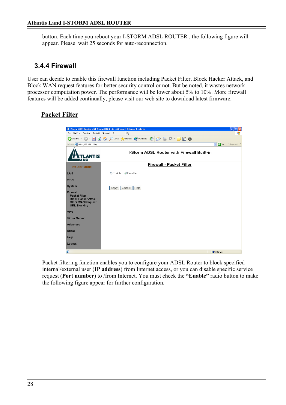Atlantis Land A02-RA ME01 User Manual | Page 34 / 59