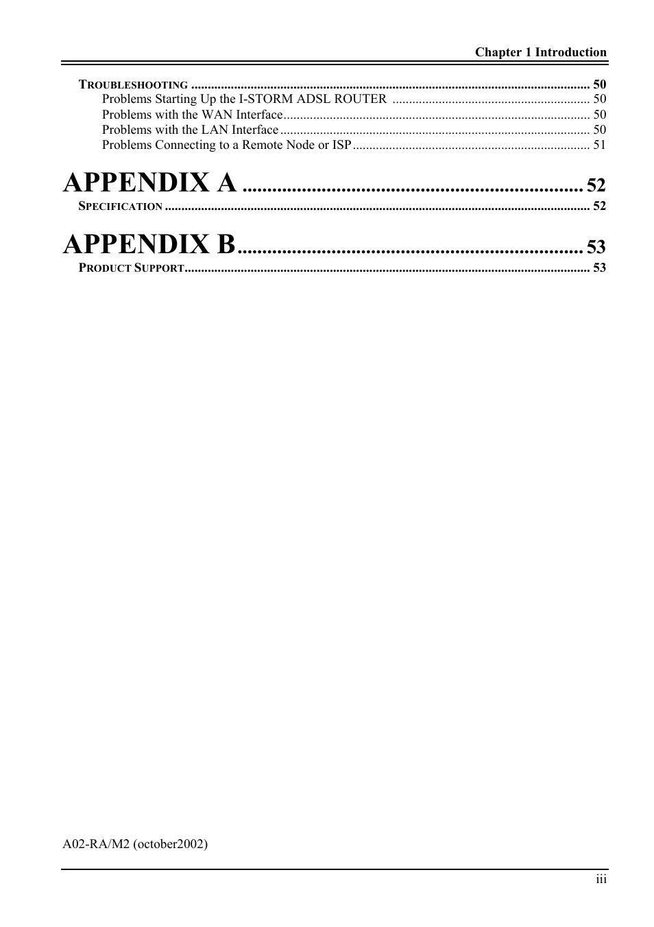 Appendix a, Appendix b | Atlantis Land A02-RA ME01 User Manual | Page 5 / 59