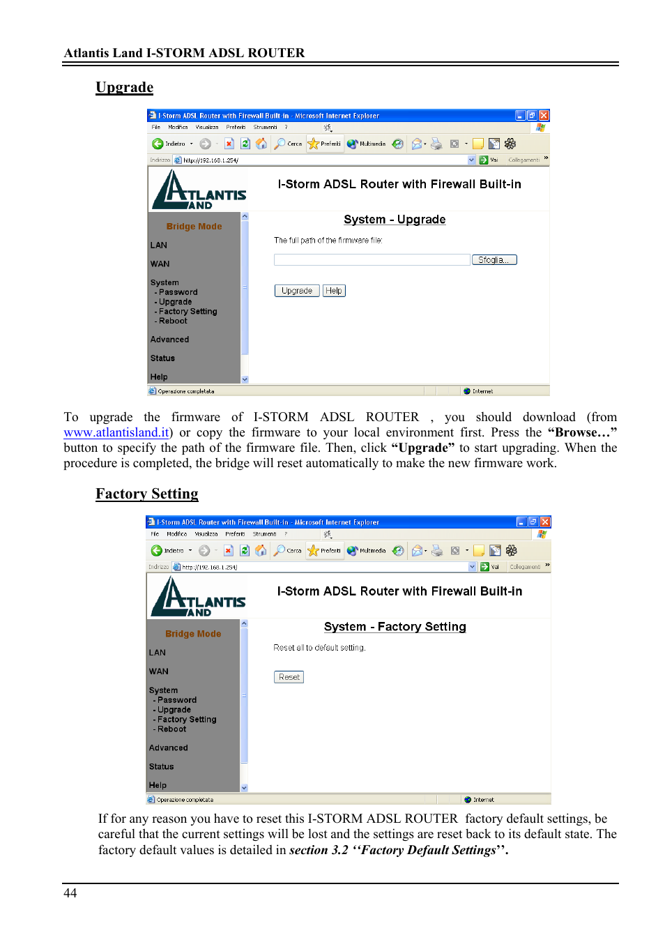 Atlantis Land A02-RA ME01 User Manual | Page 50 / 59