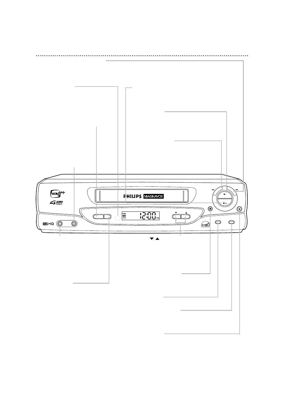 28 front panel | Philips VRA471AT99 User Manual | Page 28 / 64