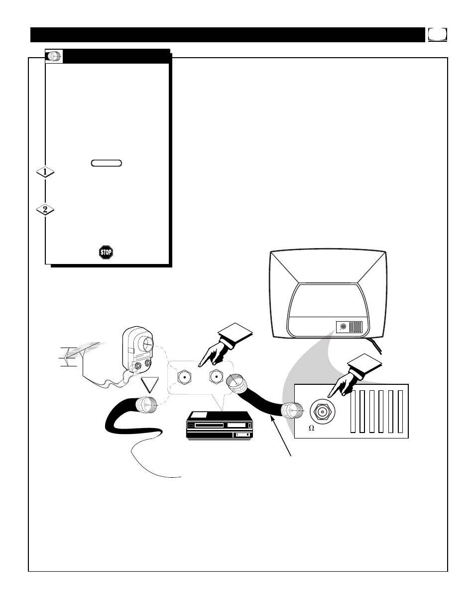 Vcr c, Asic, Onnection | Philips PR1906C User Manual | Page 7 / 28