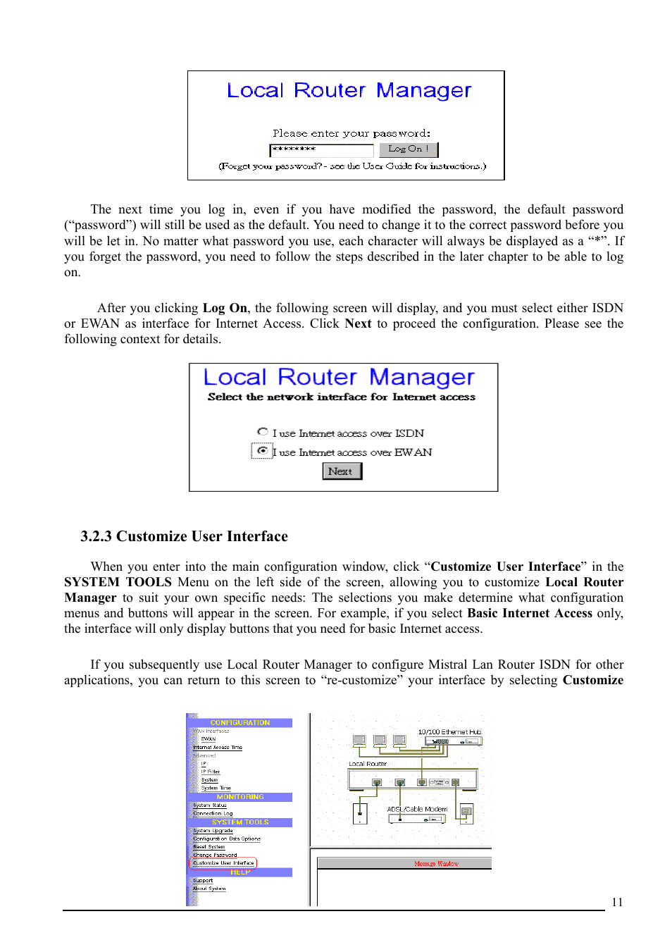 3 customize user interface | Atlantis Land A02-RI_M02 User Manual | Page 14 / 43