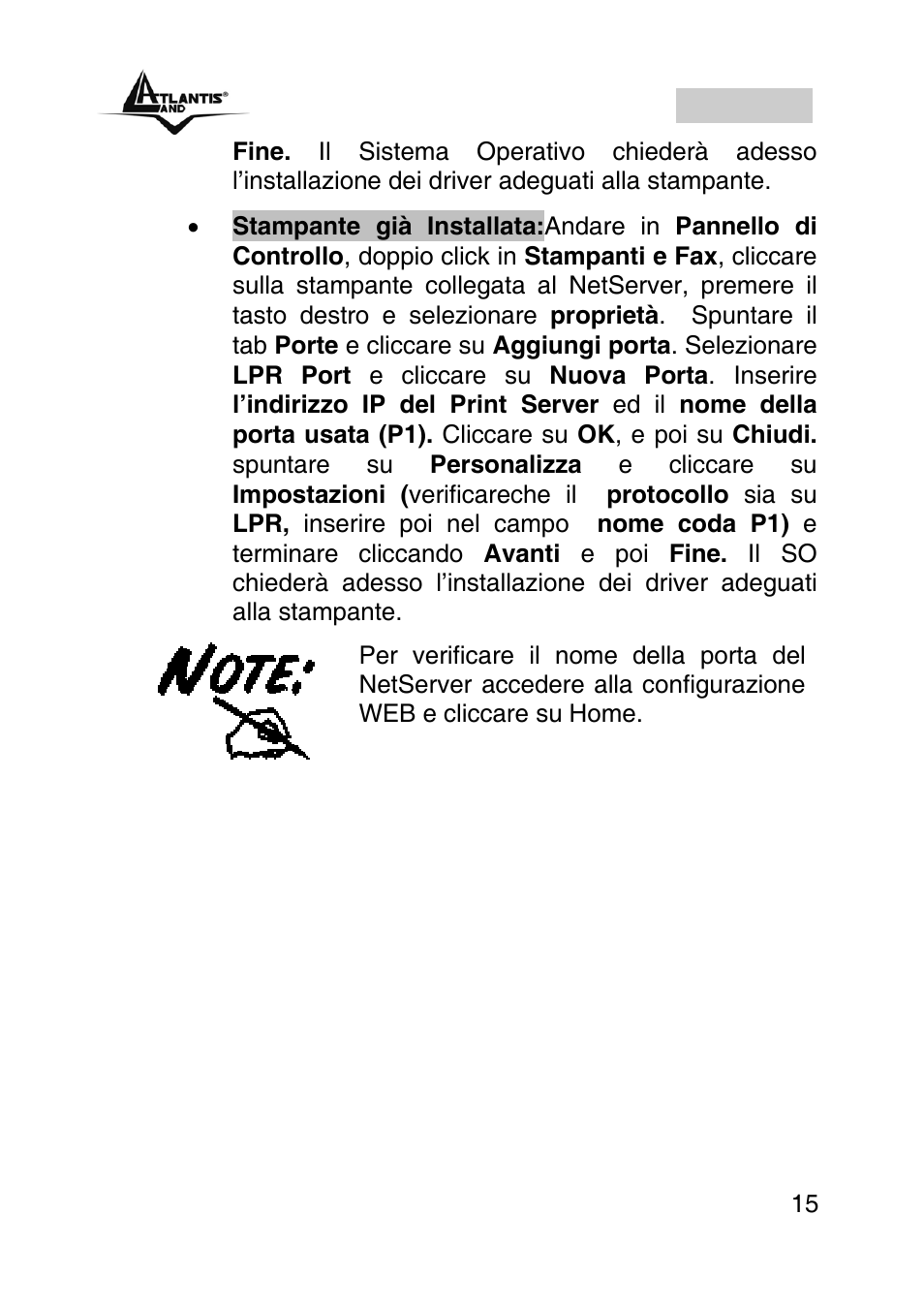 Italiano | Atlantis Land A02-PSU User Manual | Page 14 / 36