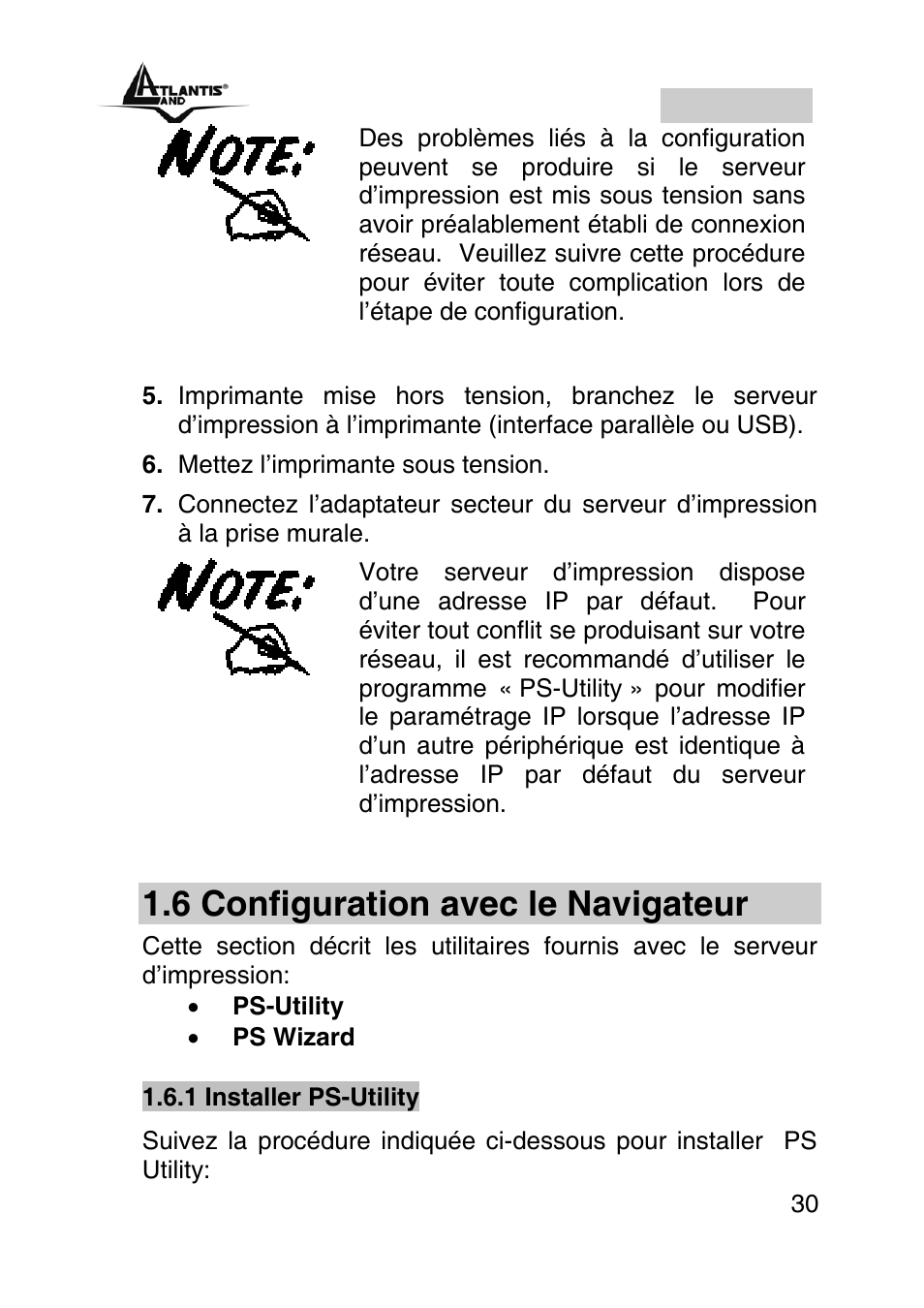 6 configuration avec le navigateur, Francais | Atlantis Land A02-PSU User Manual | Page 29 / 36