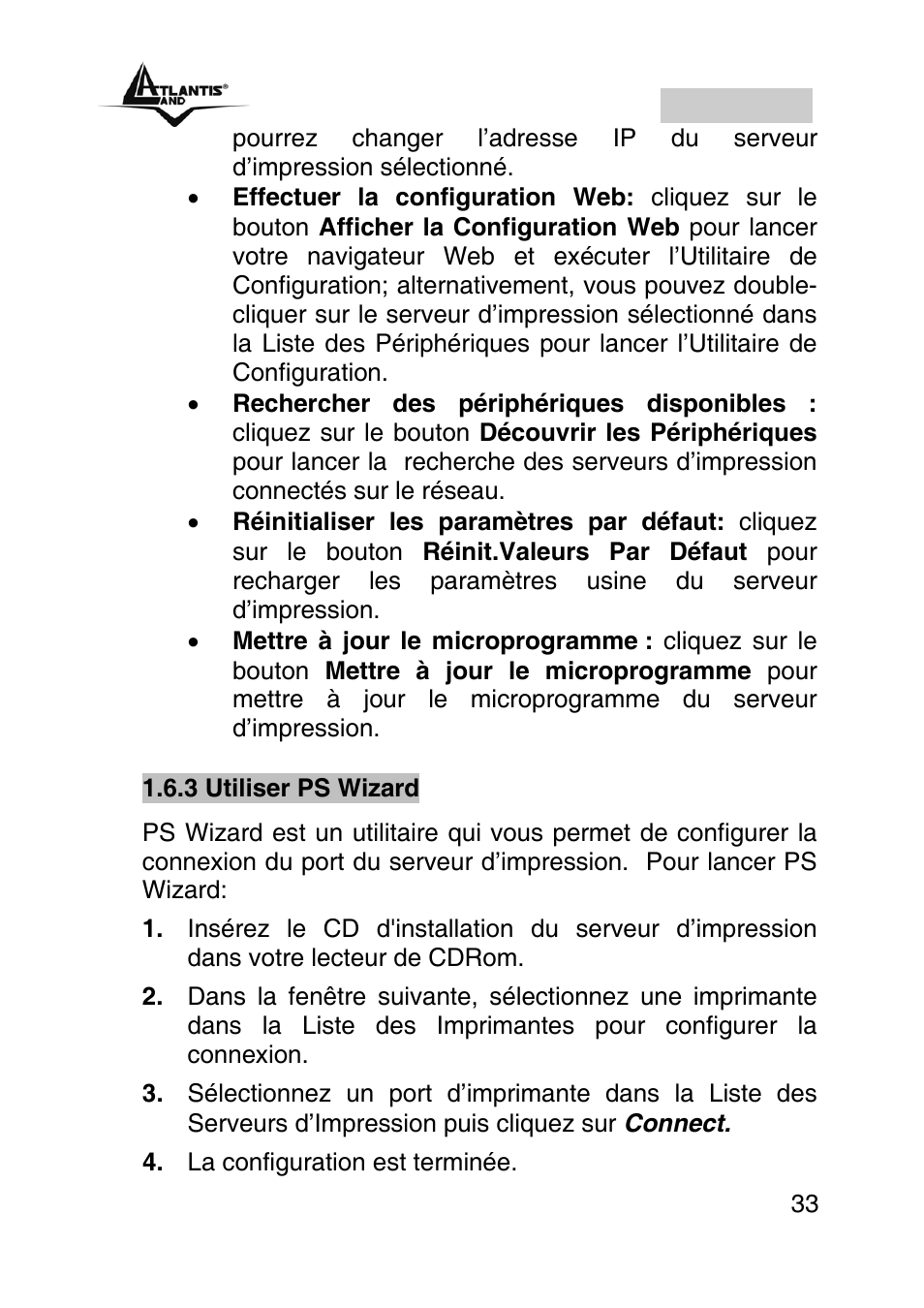 Francais | Atlantis Land A02-PSU User Manual | Page 32 / 36