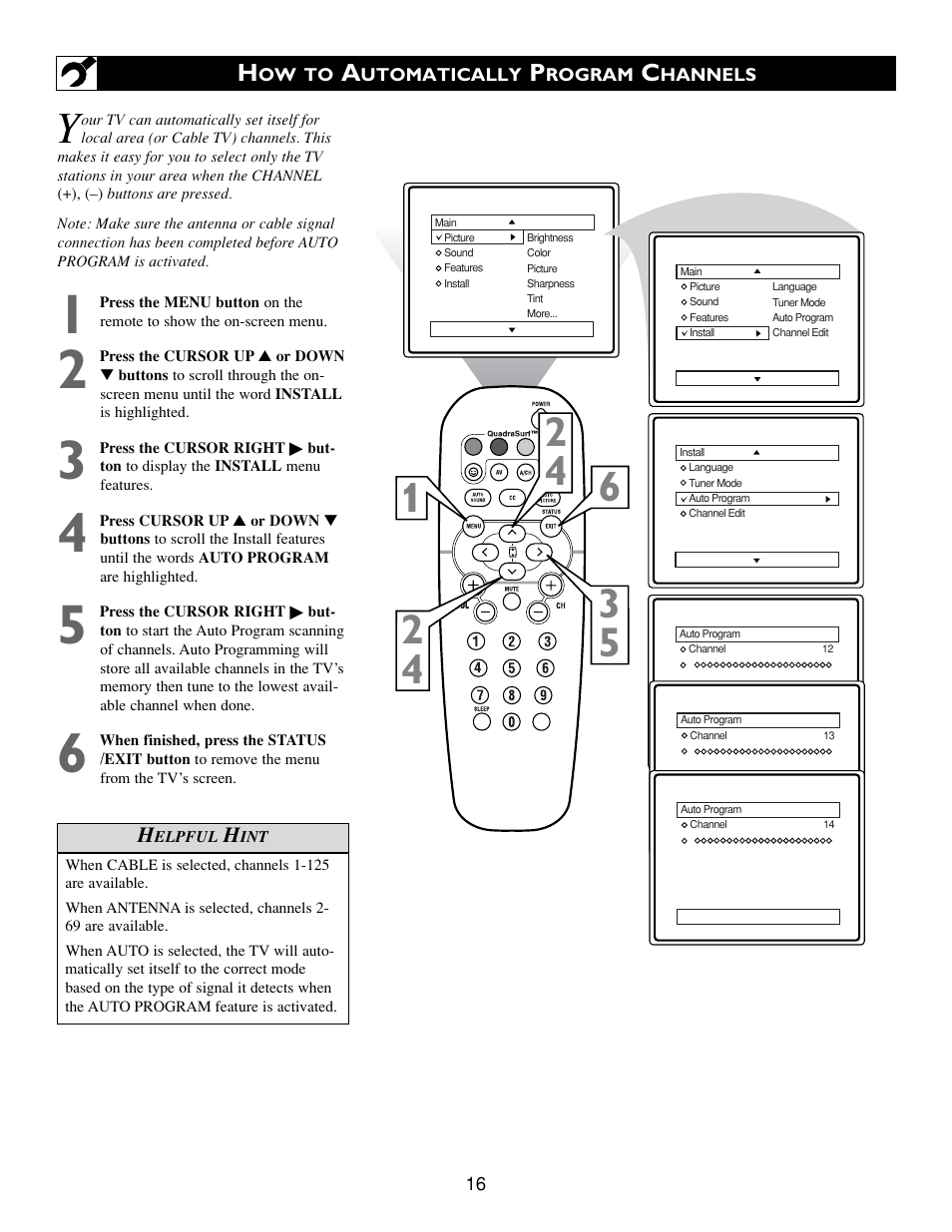 Philips 25PT533S-17 User Manual | Page 16 / 40