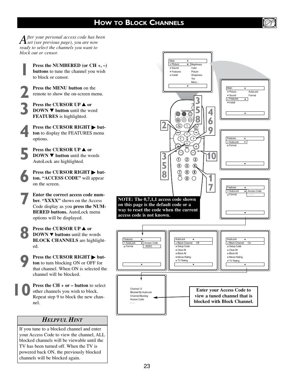 Philips 25PT533S-17 User Manual | Page 23 / 40