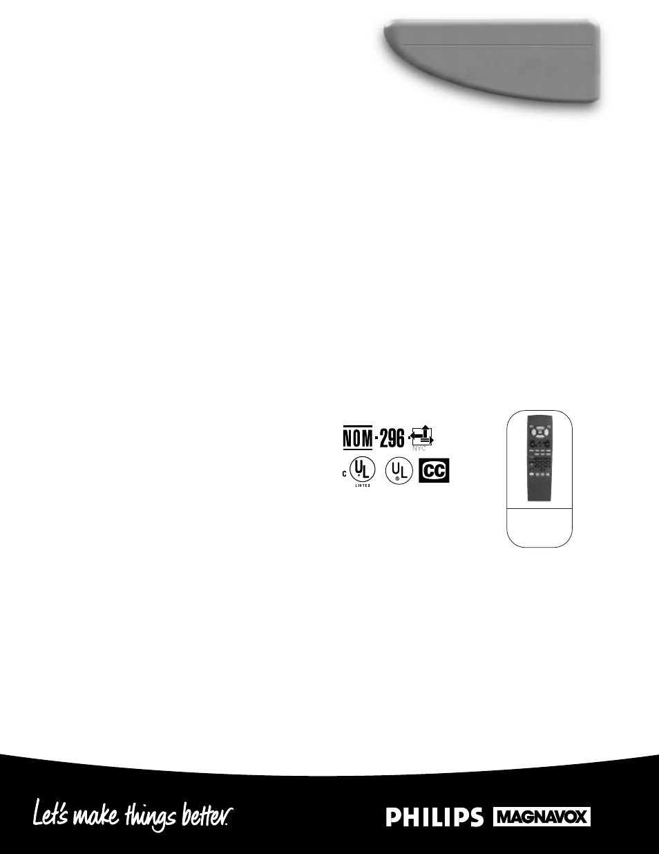 Ep9125c, Institutional television | Philips EP9125C User Manual | Page 2 / 2