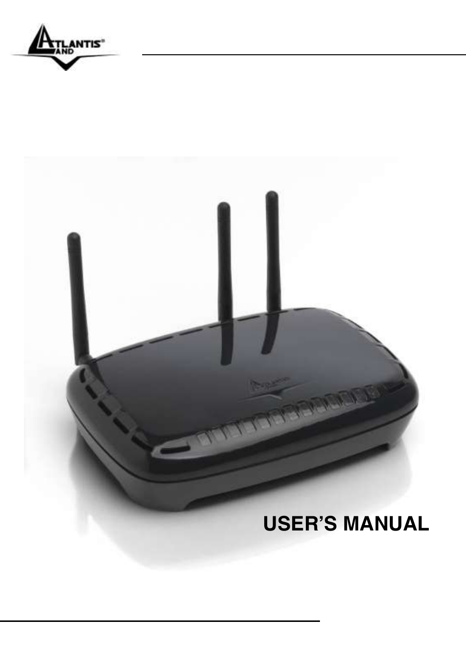 Atlantis Land A02-RA144-W300N User Manual | 103 pages