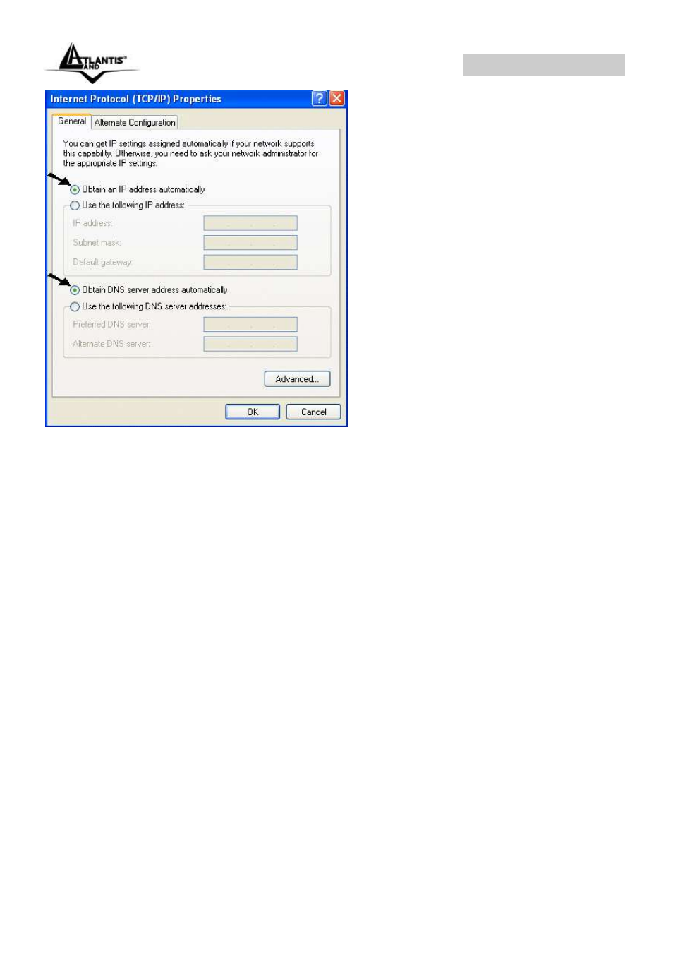 5 configuring pc for windows vista, Webshare 144wn | Atlantis Land A02-RA144-W300N User Manual | Page 28 / 103