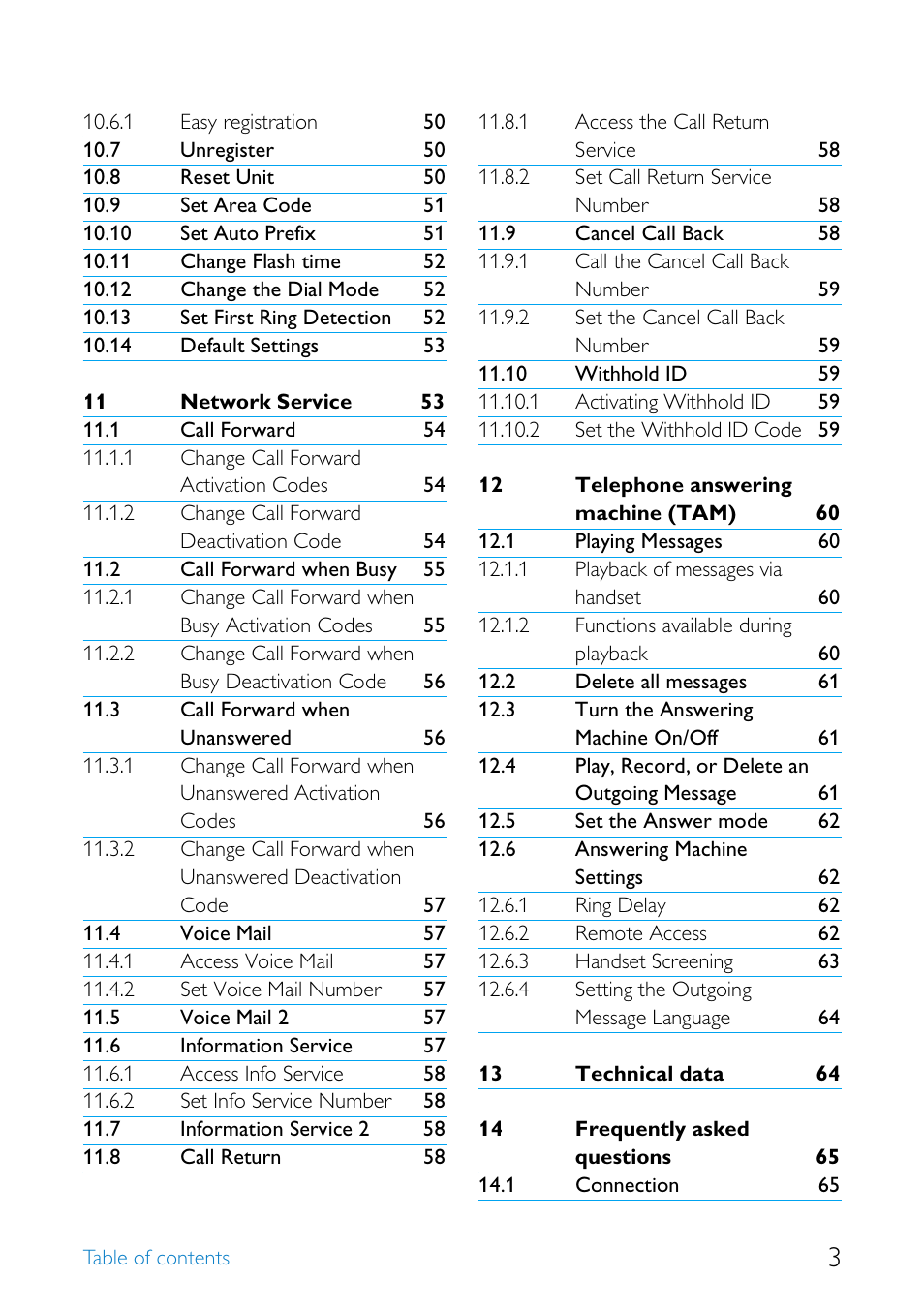 Philips SE4552B-17 User Manual | Page 5 / 76