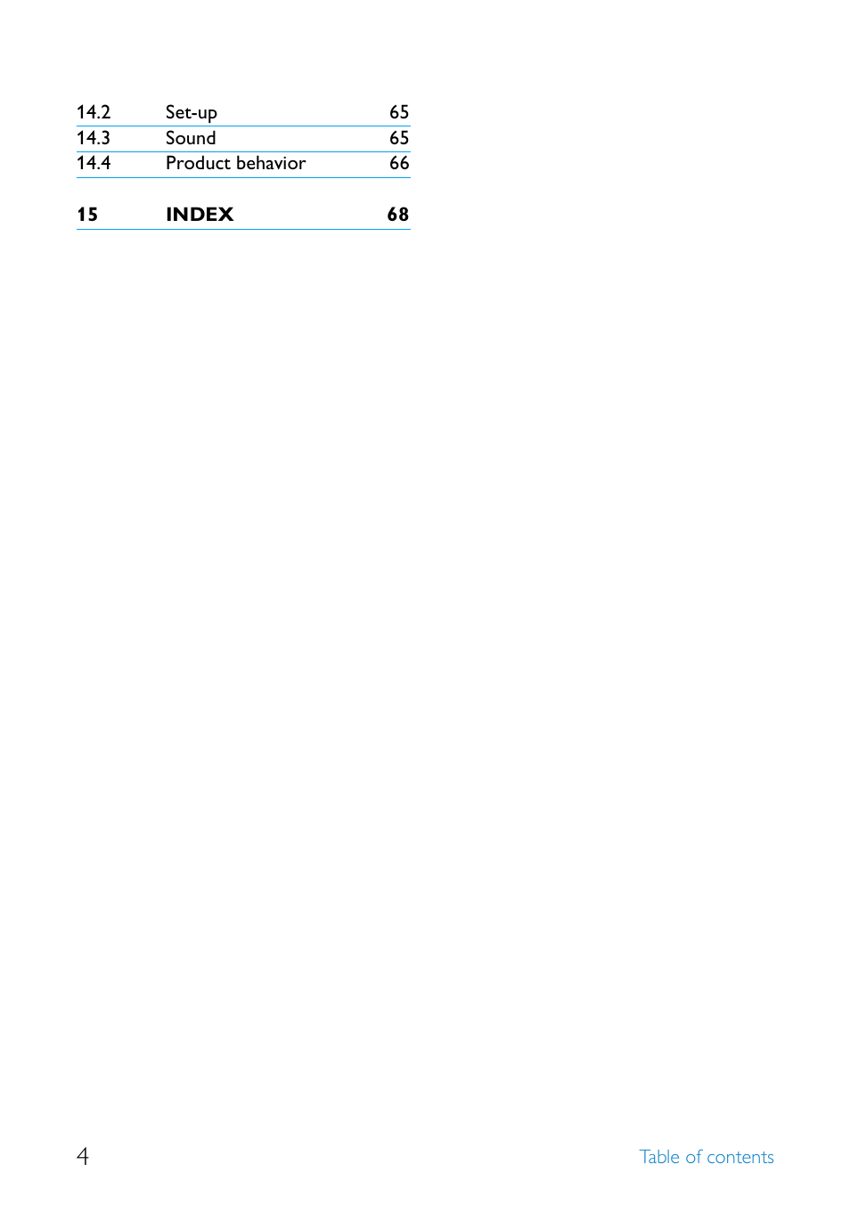 Philips SE4552B-17 User Manual | Page 6 / 76