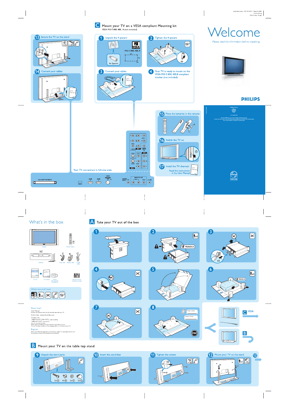 Philips 50PF7220A-37B User Manual | 1 page