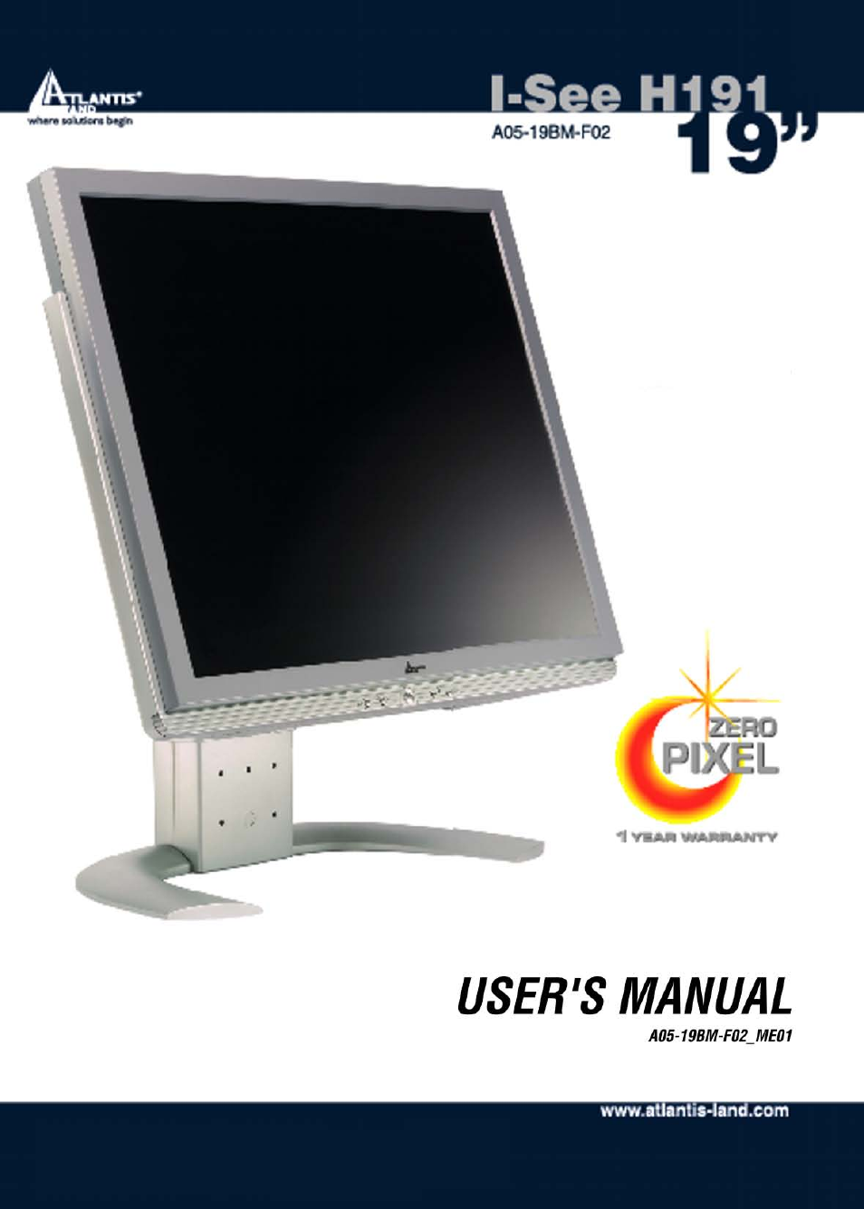 Atlantis Land A05-19BM-F02 User Manual | 23 pages