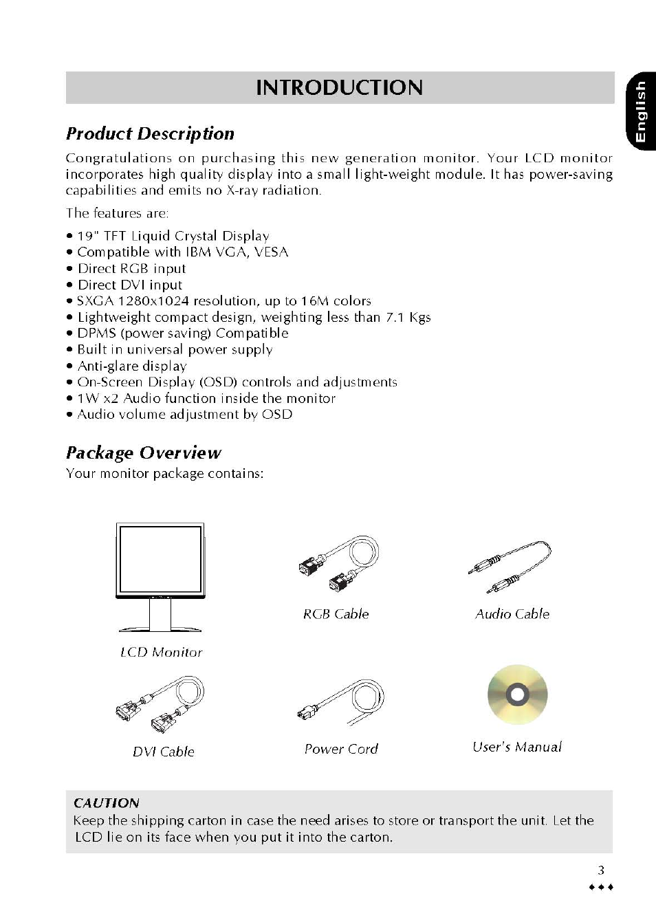 Product description, Package overview, Product description package overview | Introduction | Atlantis Land A05-19BM-F02 User Manual | Page 5 / 23