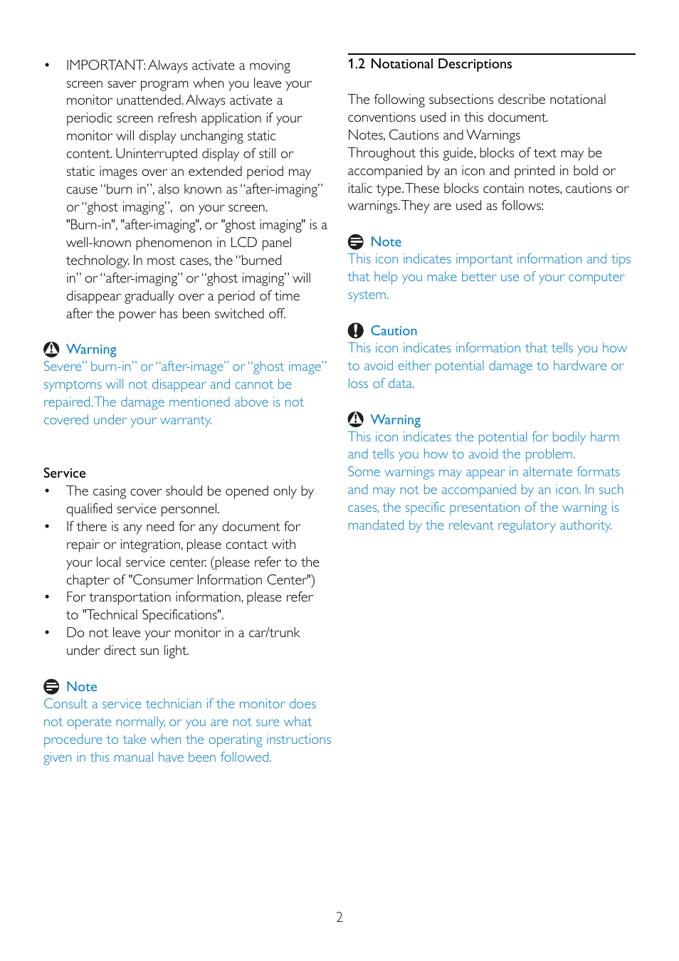 Philips 221V2SB-00 User Manual | Page 4 / 47