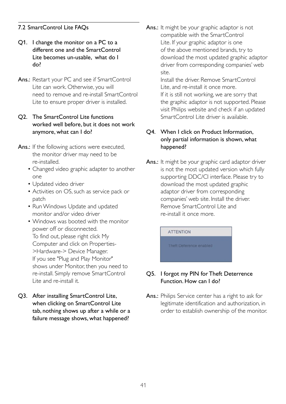 Philips 221V2SB-00 User Manual | Page 43 / 47