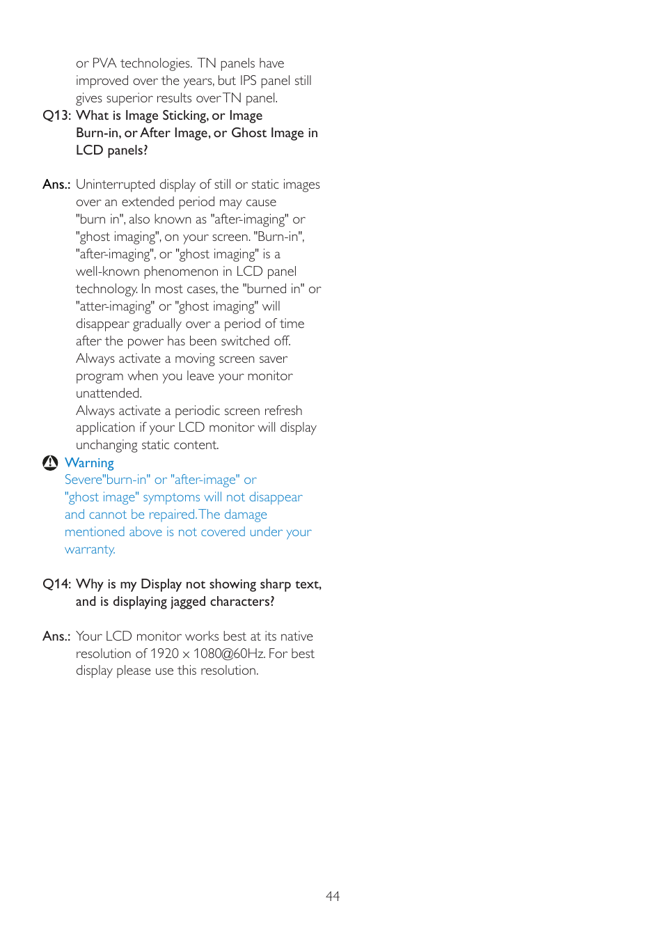 Philips 221V2SB-00 User Manual | Page 46 / 47