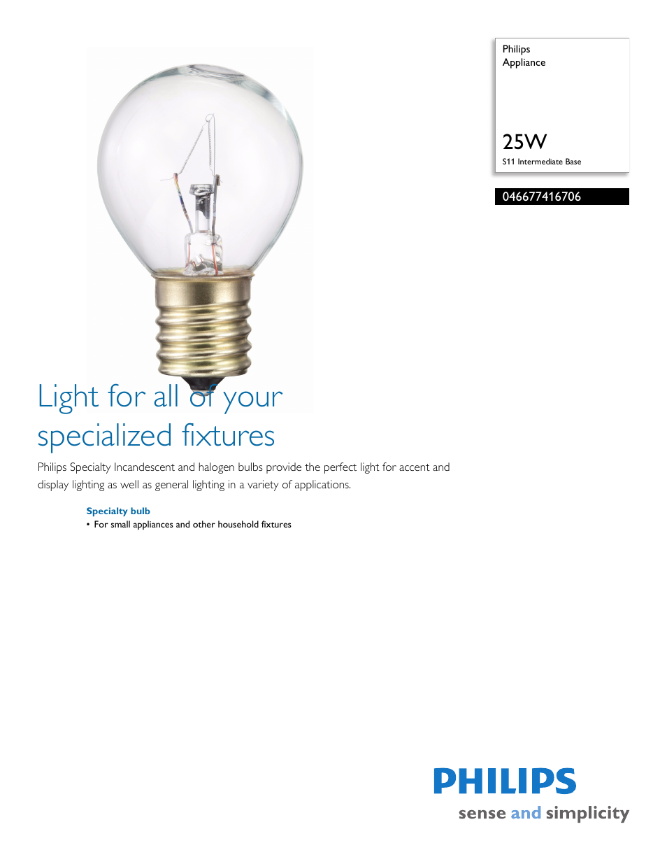 Philips 046677416706 User Manual | 2 pages