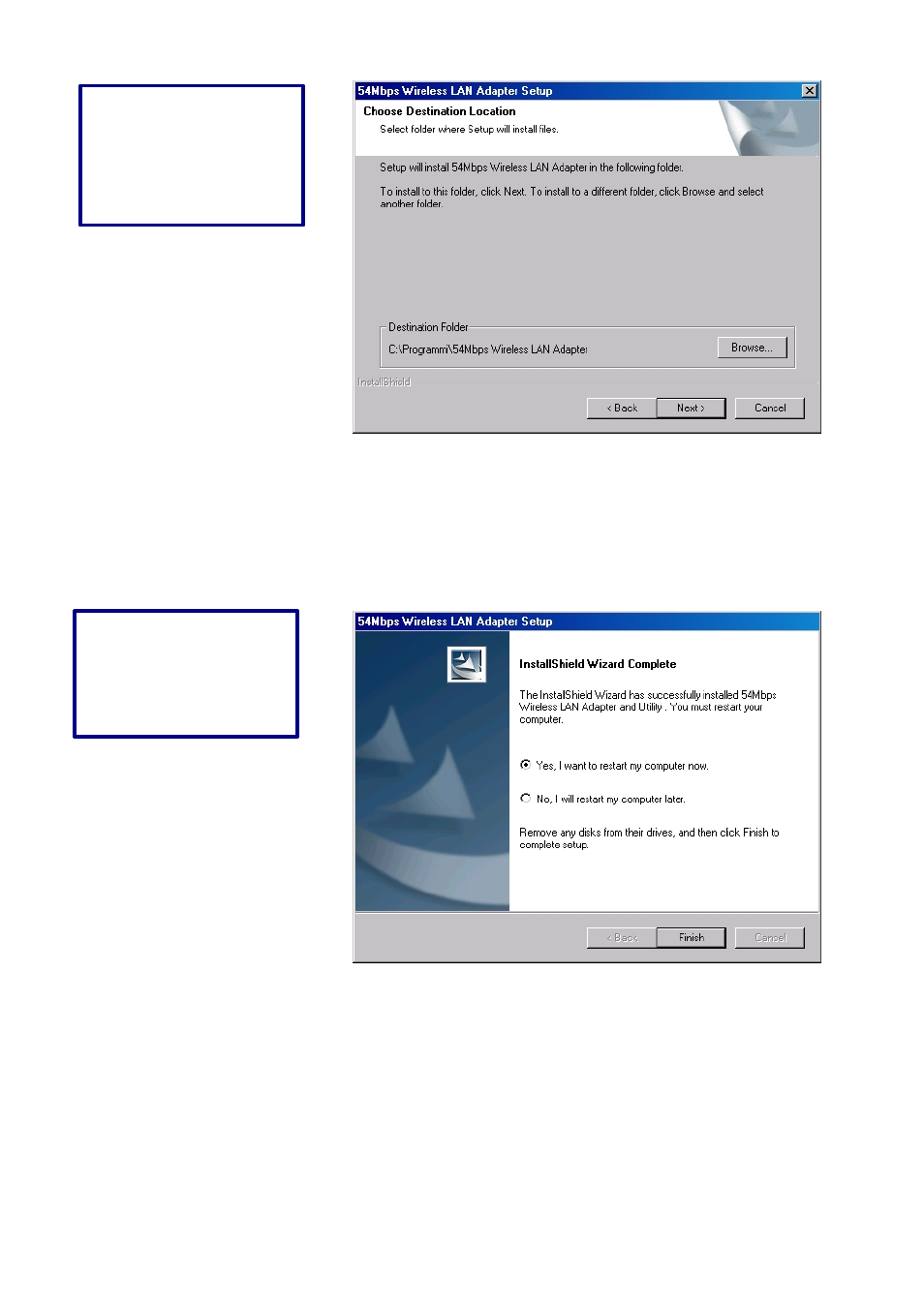 Atlantis Land 54Mbps Wireless Network PCMCIA Adapter User Manual | Page 3 / 5