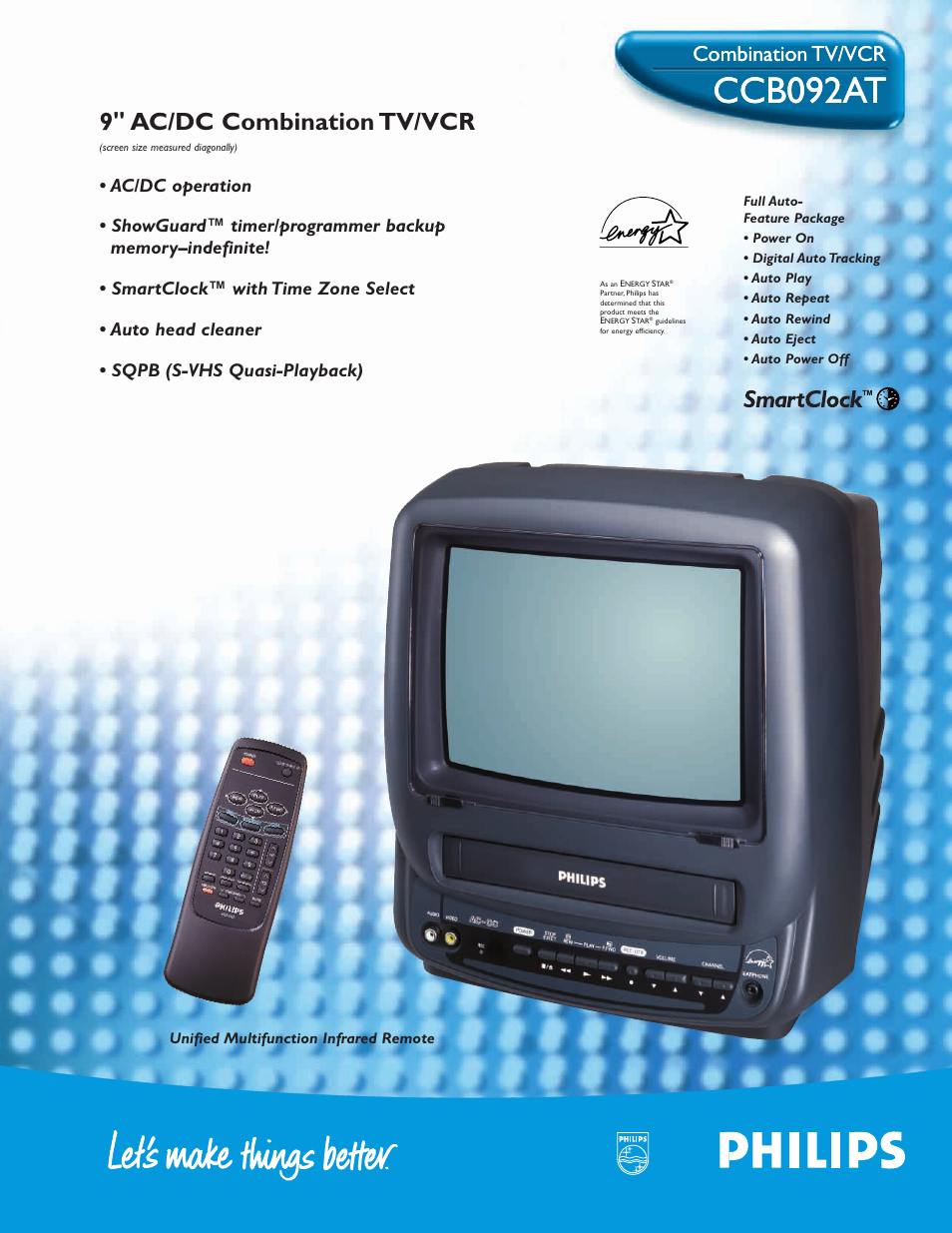 Philips CCB092AT99 User Manual | 2 pages