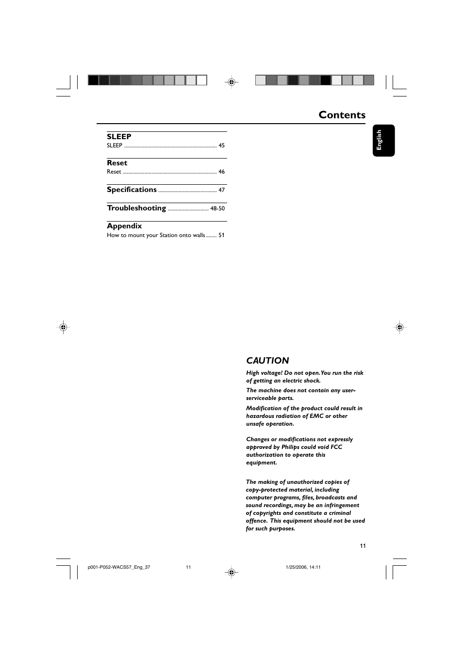 Philips Streamium Wireless Music Center&Station WACS57 Center+Station with Wireless streaming User Manual | Page 11 / 52