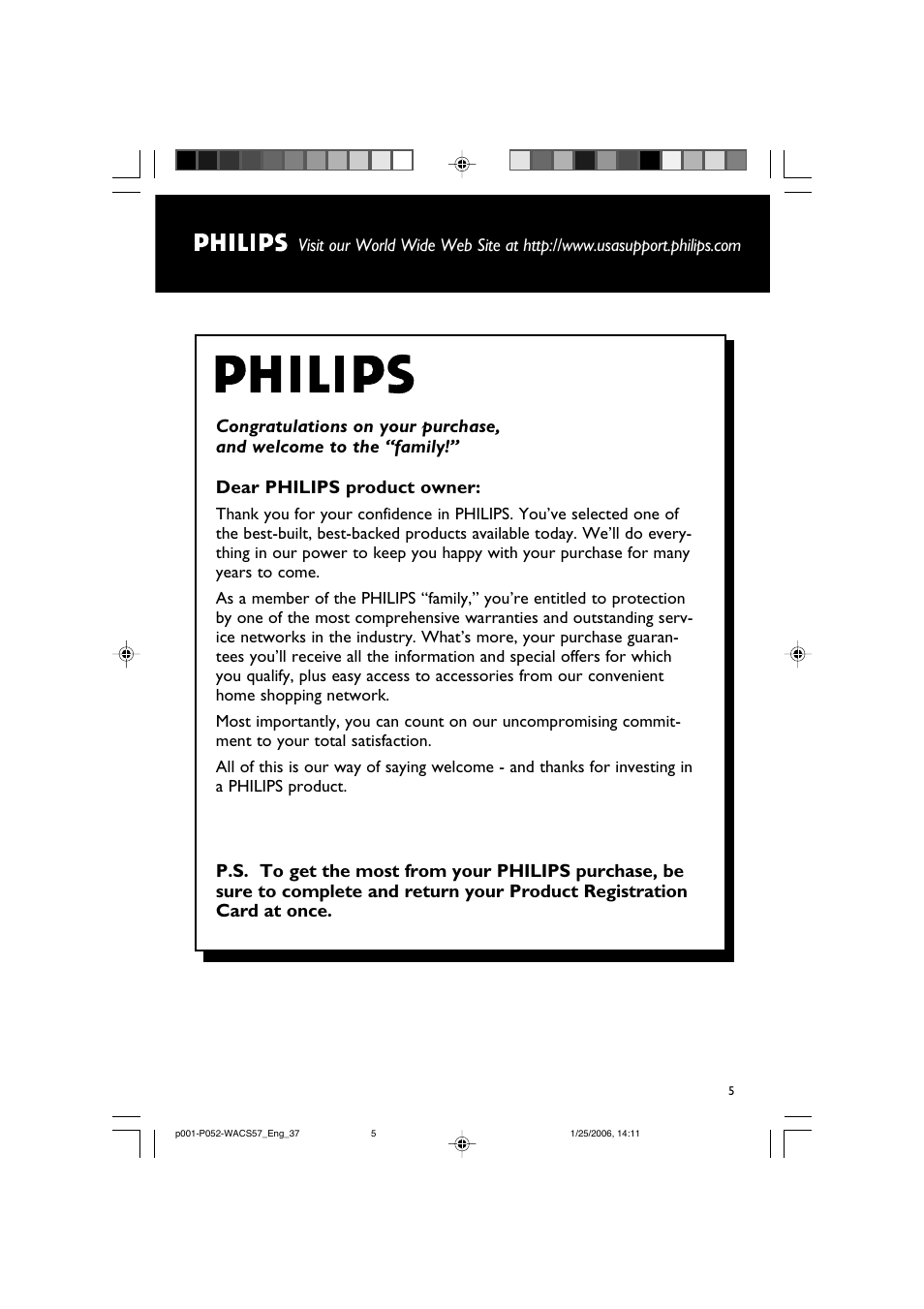 Philips Streamium Wireless Music Center&Station WACS57 Center+Station with Wireless streaming User Manual | Page 5 / 52