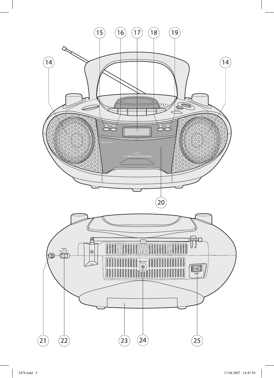 Vitek VT-3478 BK User Manual | Page 3 / 40