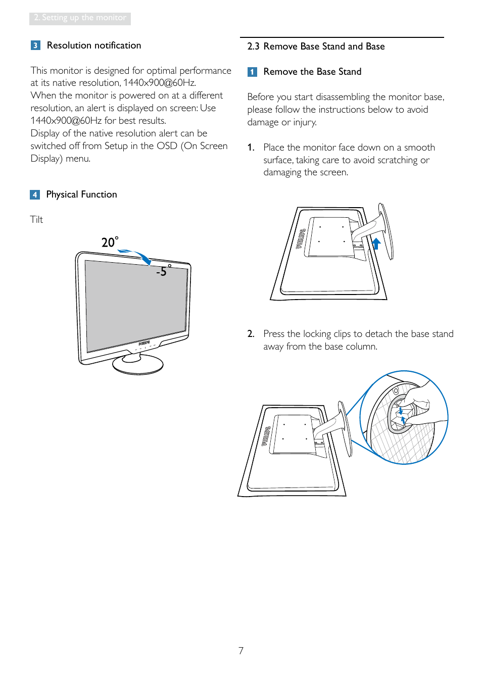 Philips 196E3LSB-27 User Manual | Page 9 / 50