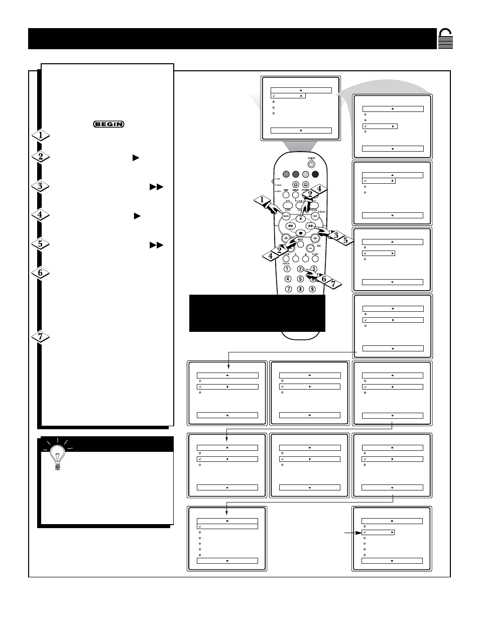 Etting up the, Ccess | Philips 32PS61S User Manual | Page 15 / 48