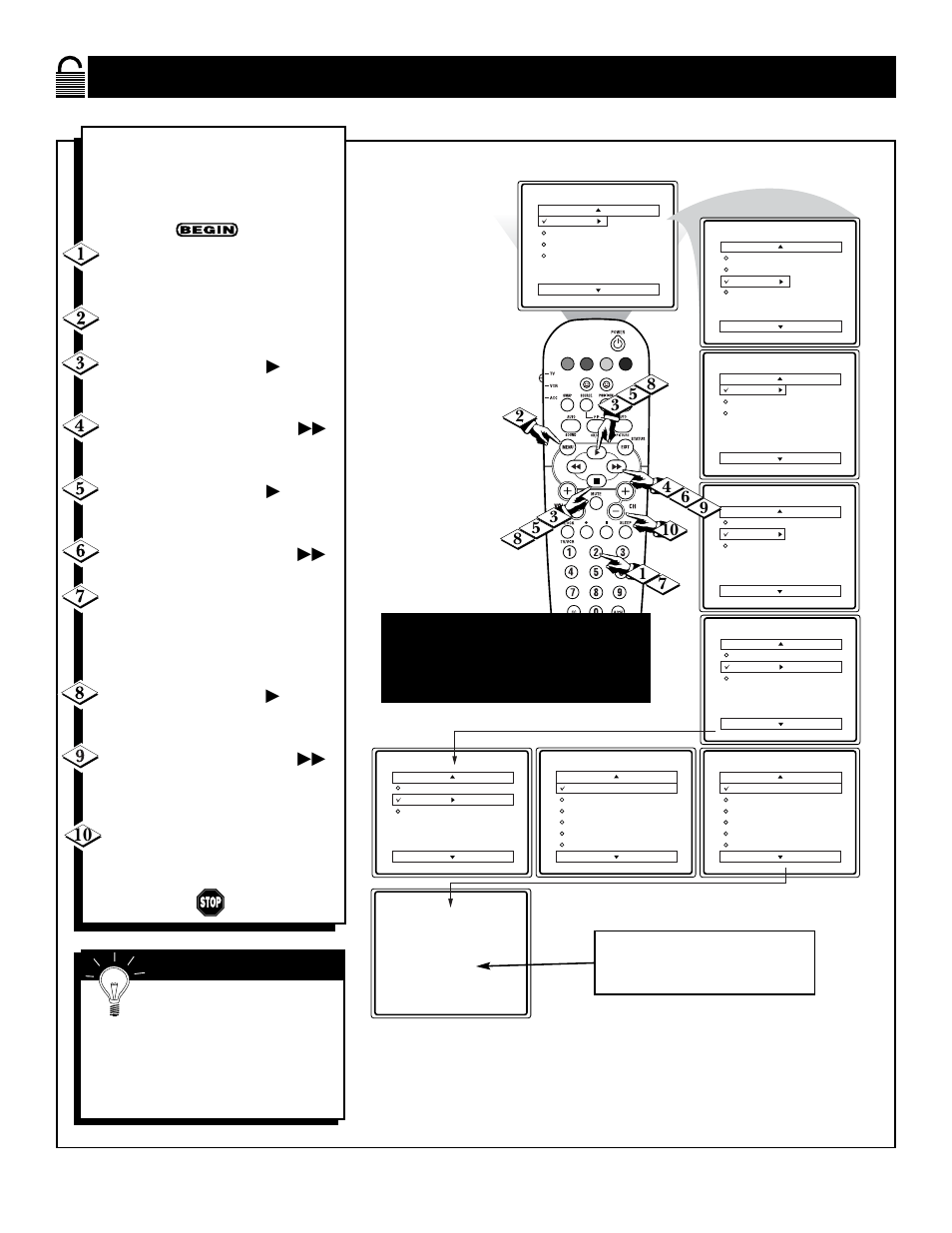 Ow to, Lock, Hannels | Philips 32PS61S User Manual | Page 16 / 48