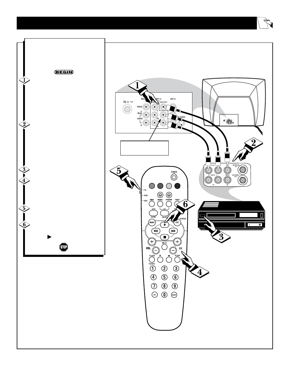 Sing the, Udio, Ideo | Nput, Acks | Philips 32PS61S User Manual | Page 23 / 48