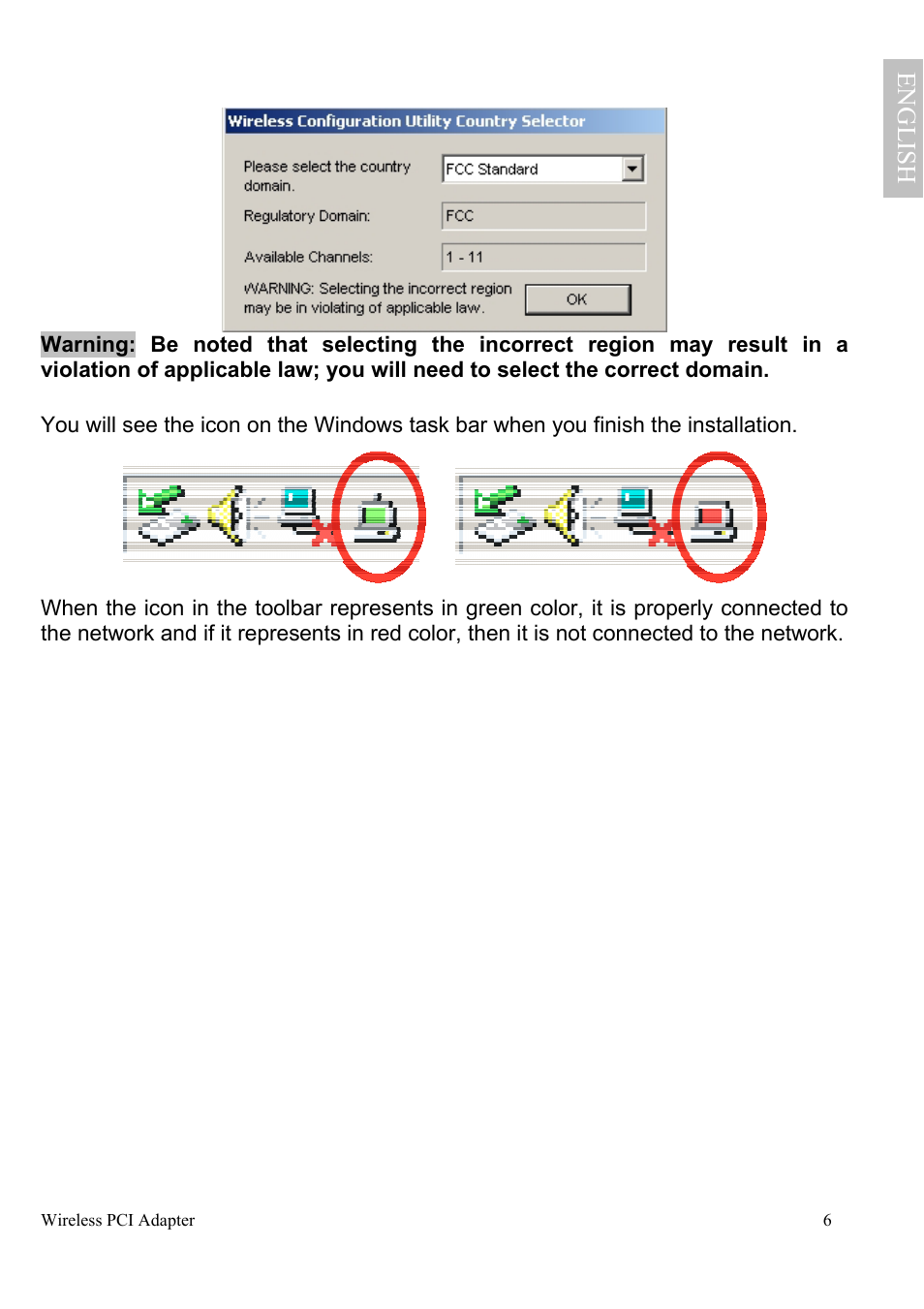 Engl ish | Atlantis Land A02-PCI-W54 User Manual | Page 13 / 72