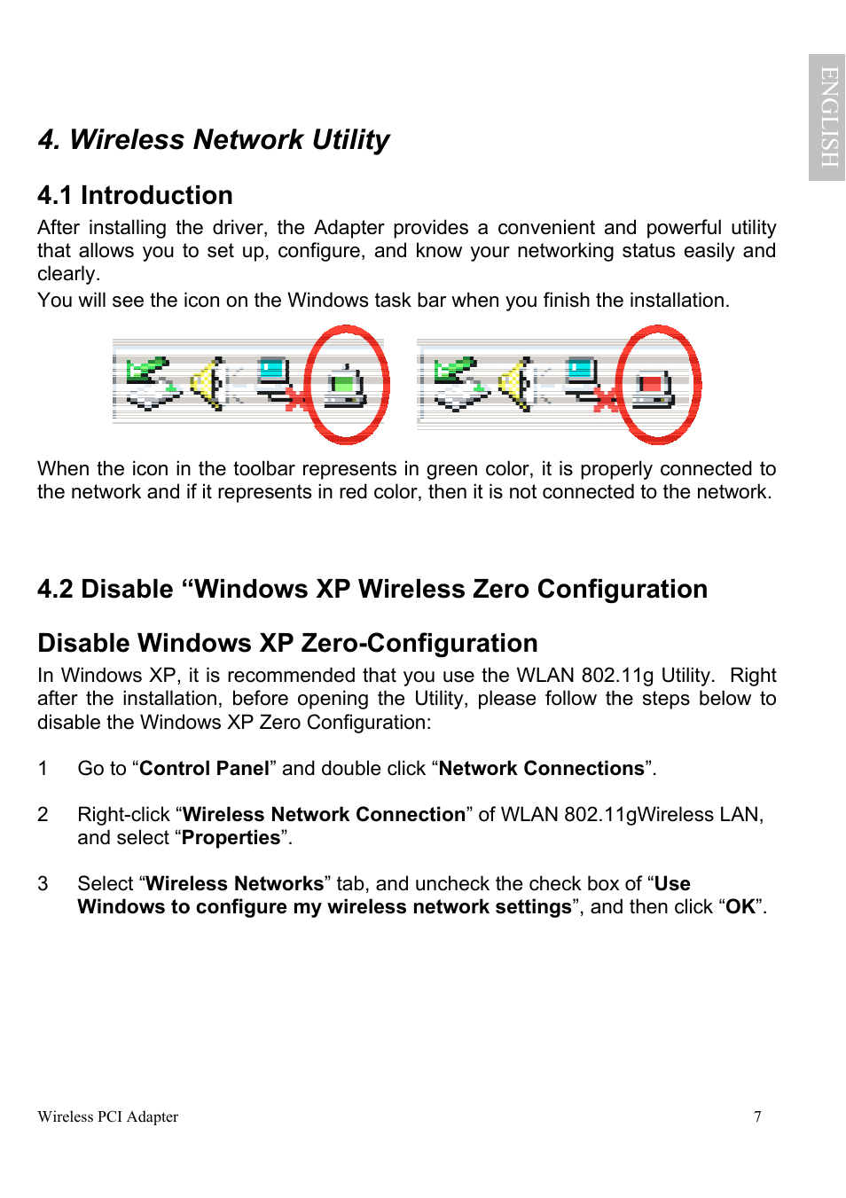 Wireless network utility, 1 introduction | Atlantis Land A02-PCI-W54 User Manual | Page 14 / 72