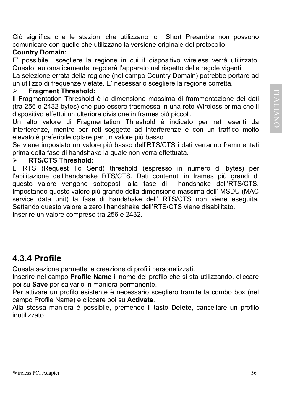 4 profile | Atlantis Land A02-PCI-W54 User Manual | Page 43 / 72