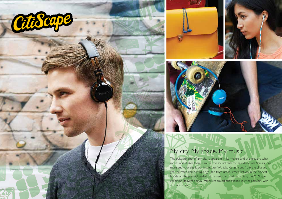 My city. my space. my music | Philips DS9830W-37 User Manual | Page 6 / 36