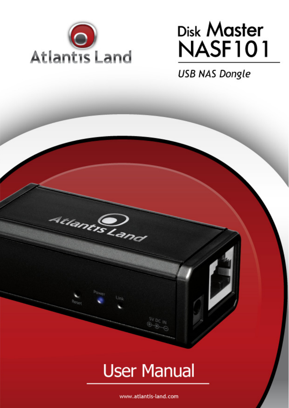 Atlantis Land DISKMASTER NASF101 User Manual | 41 pages
