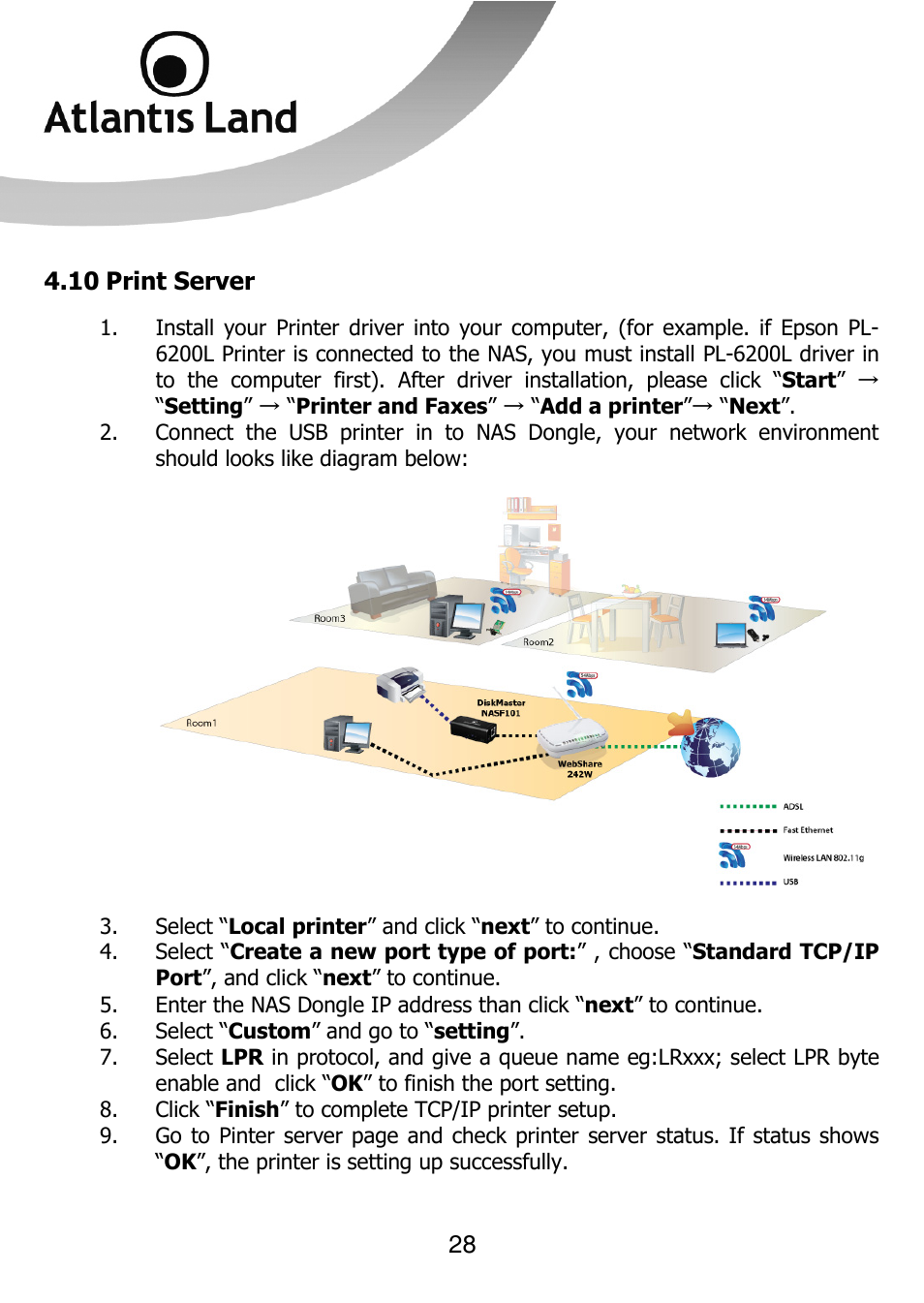 Atlantis Land DISKMASTER NASF101 User Manual | Page 28 / 41