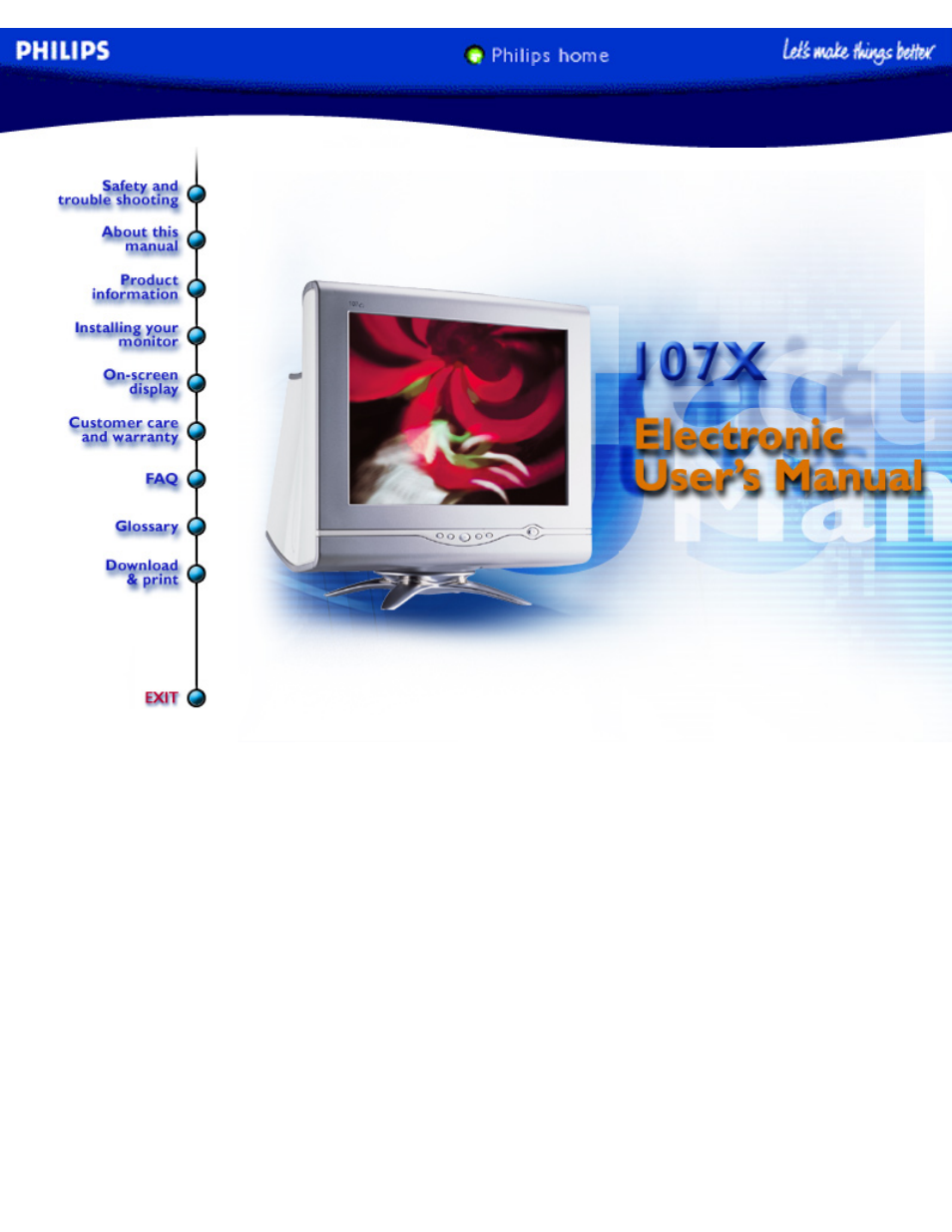 Philips 107X4374 User Manual | 102 pages