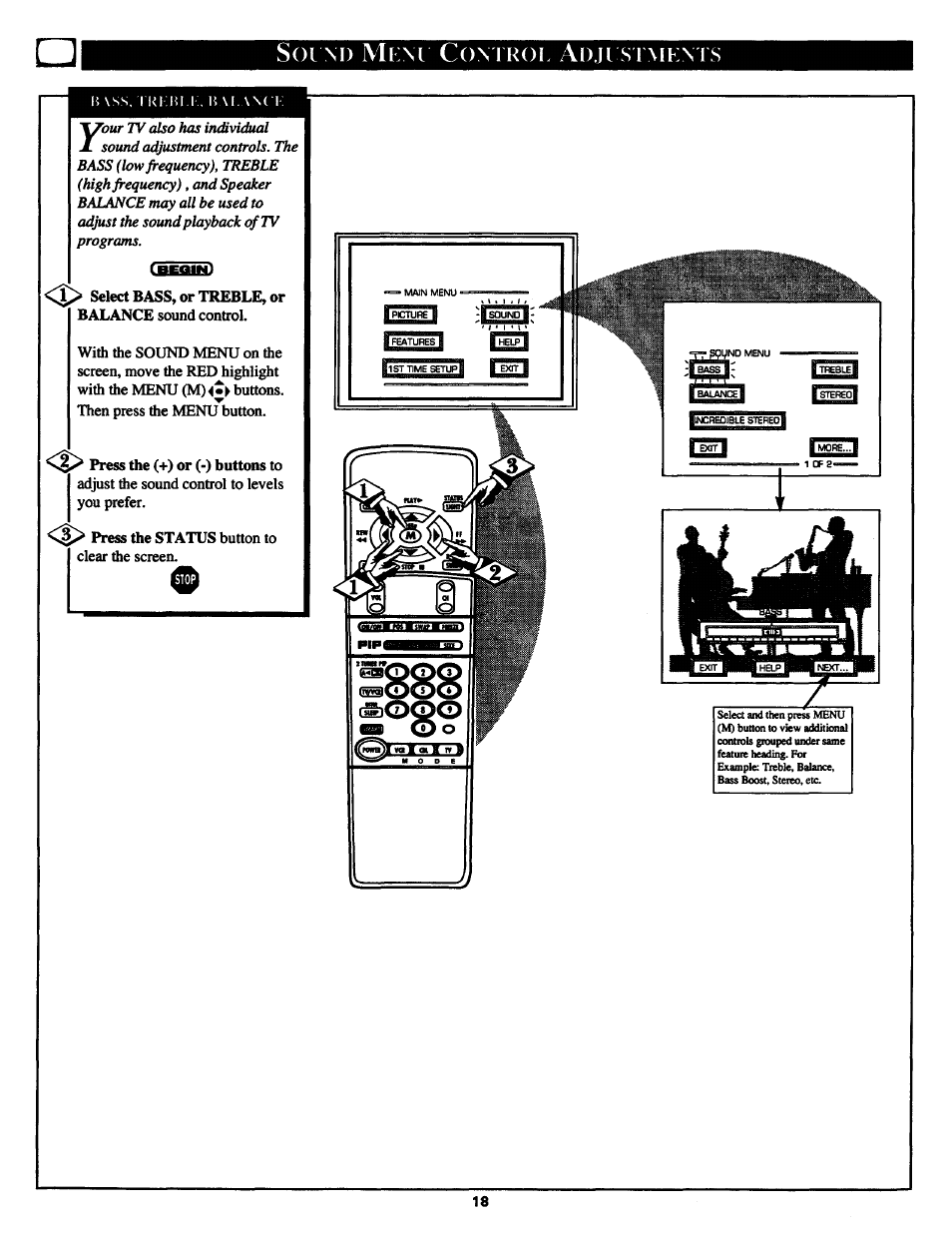 Soim) mi:\i c | Philips MX3290B User Manual | Page 18 / 48