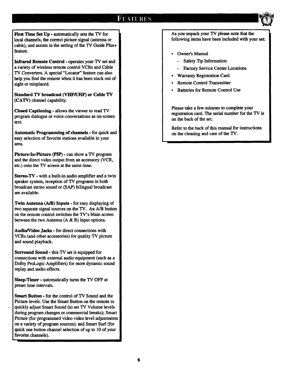 Vn kfs | Philips MX3290B User Manual | Page 5 / 48