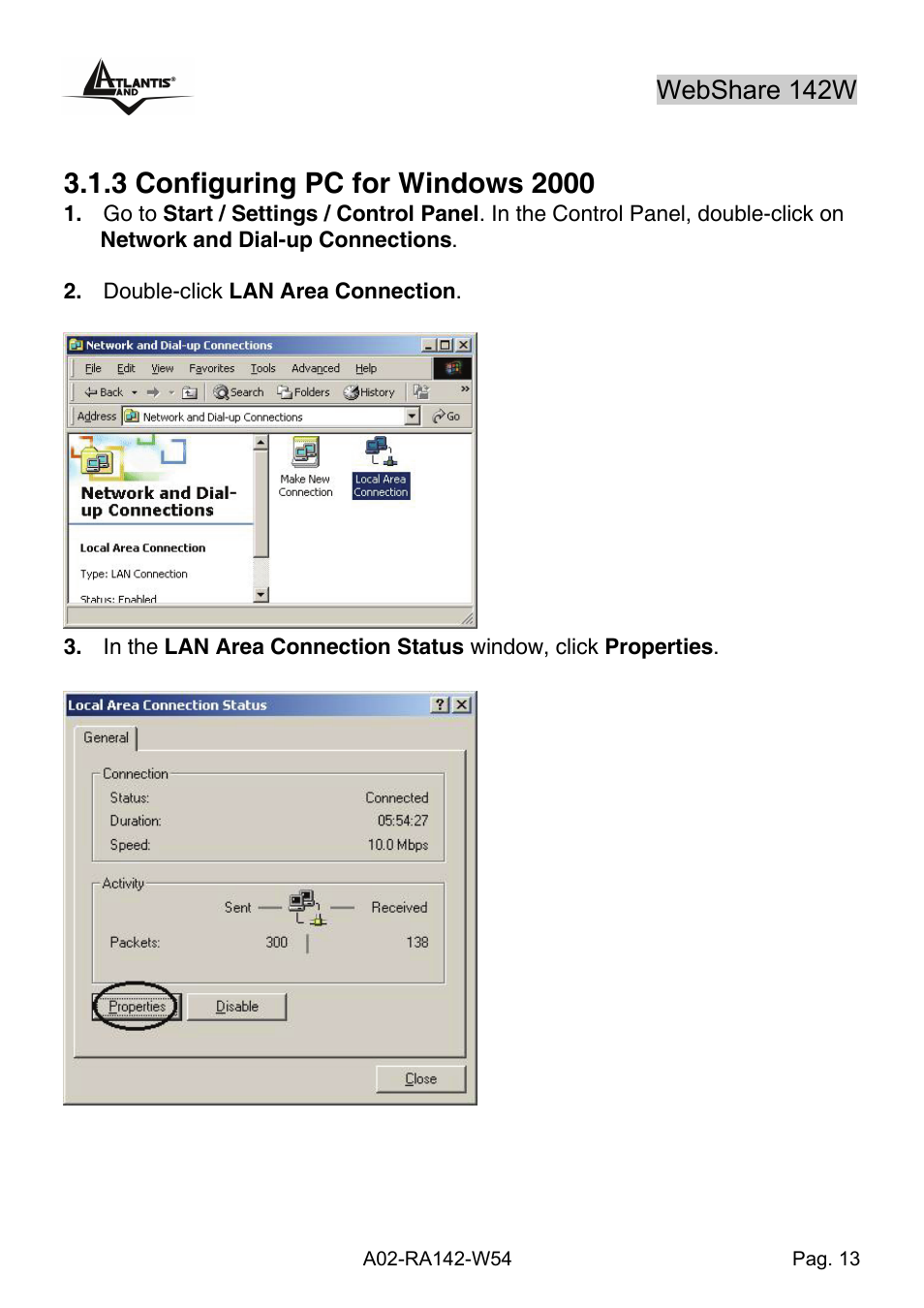 Atlantis Land A02-RA142-W54 User Manual | Page 23 / 97