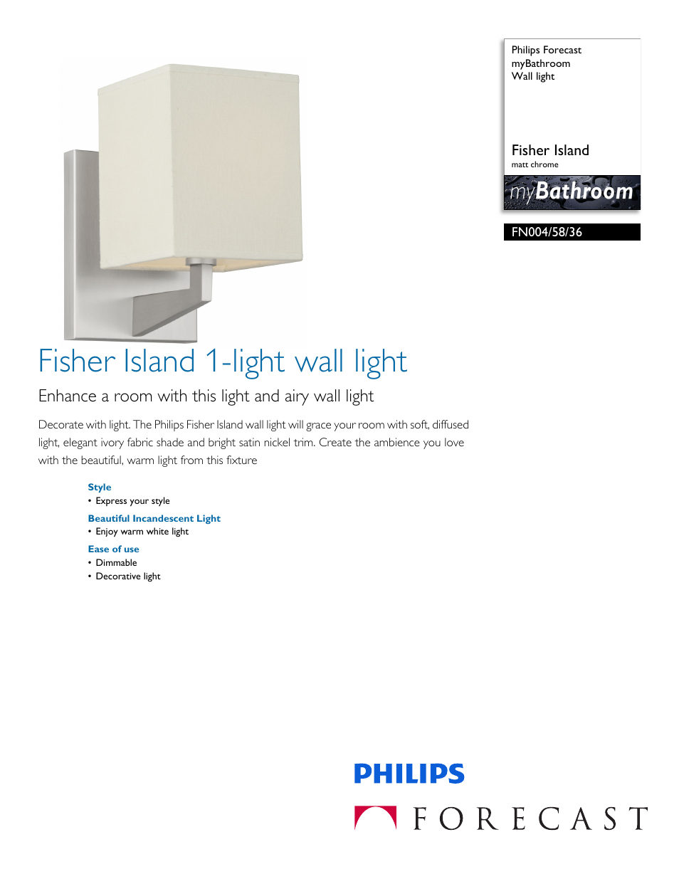 Philips FN0045836 User Manual | 2 pages