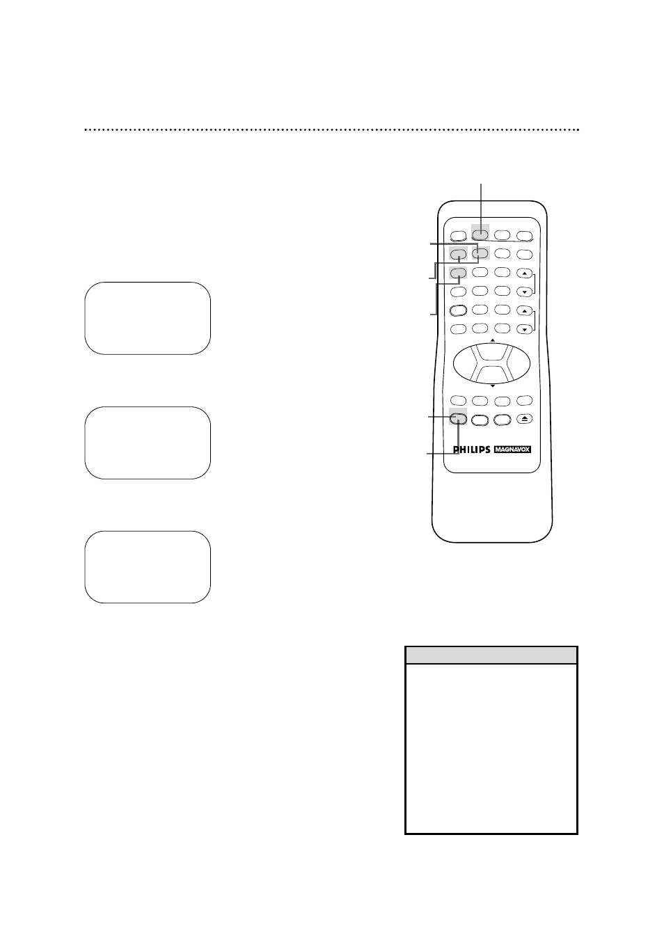 Language selection 19 | Philips VRX362AT99 User Manual | Page 19 / 56